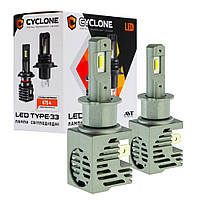 Led лампы Cyclone TYPE 33 H3 12\24 5000k 2шт