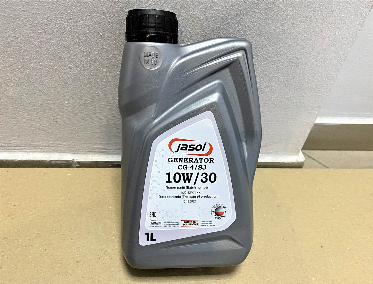 Масло для бензинового генератора 10W-30 Jasol Польша CG-4/SJ, цена 300 ...