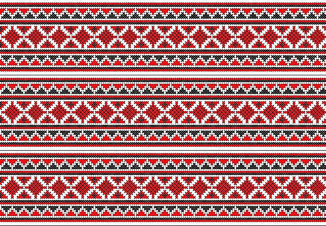 Вафельна картинка для тортів Modecor Вишиванка 15