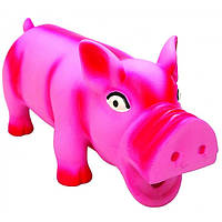 Іграшка для собак хрюкаюча свинка латексна 30 см TatraPet Toys&Fun