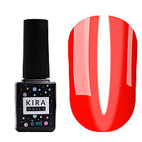 Гель-лак Kira Nails Vitrage №V01 (червоний, вітражний), 6 мл