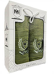 Подарунковий набір рушників MH Туреччина Зелений