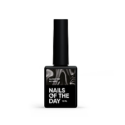 Глянцевий топ без липкого шару NAILSOFTHEDAY Glossy top no wipe, 10 мл