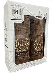 Подарунковий набір рушників MH Туреччина Коричневий