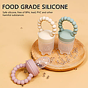 Силіконовий ніблер для годування Намистини Ivory, фото 4