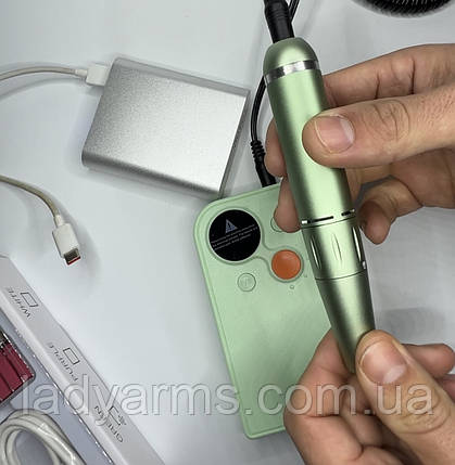 Портативний фрезер на акумуляторі 2600 mAH+USB живлення, 30000RPM, фото 3