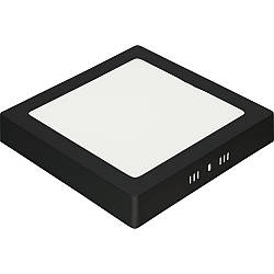 Світильник світлодіодний накладний квадратний 28W 6400К ARINA чорна