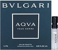 Оригинал Bvlgari Aqva Pour Homme 1,5 ml туалетная вода