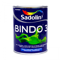 SADOLIN Bindo 3, глибокоматова фарба для стель та стін, 1л