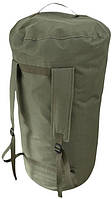 Військовий баул рюкзак сумка 120 літрів армійський для ЗСУ - непромокальна зручна дуже міцна колір ХАККІ "UA/W"