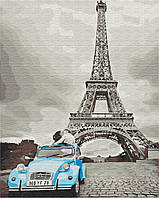 Картина по номерам Париж в стиле ретро 40х50 см