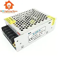 Блок живлення 5V, 25W, 5А, металевий корпус, IP20, S-25-5