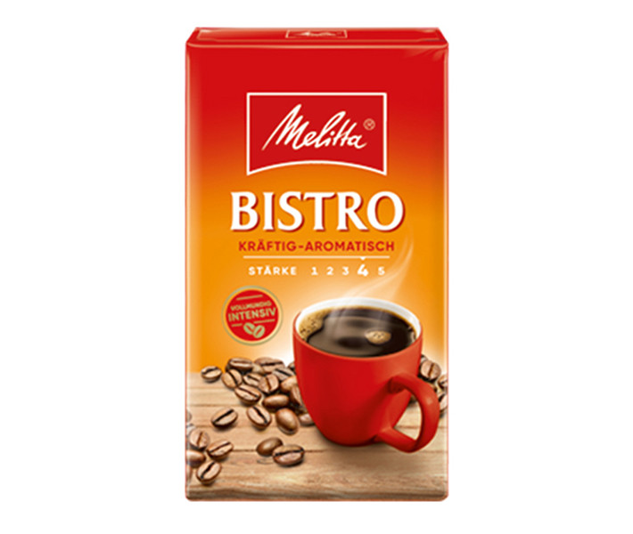 Кава мелена Melitta  kraftig-aromatisch Bistro, 500г