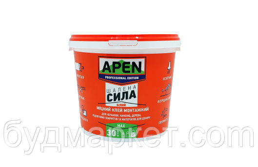 Клій APEN "Шалена сила" для важких конструкцій, 6 кг