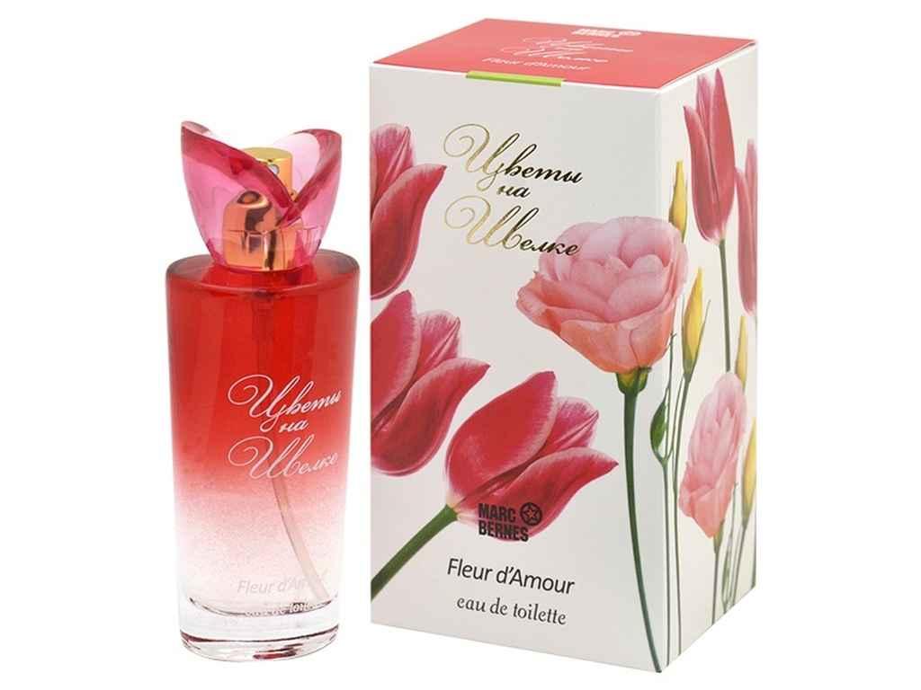 Туалетна вода для жінок 50мл ЦВЕТЫ НА ШЕЛКЕ FLEUR DAMOUR ТМ POSITIVE PARFUM