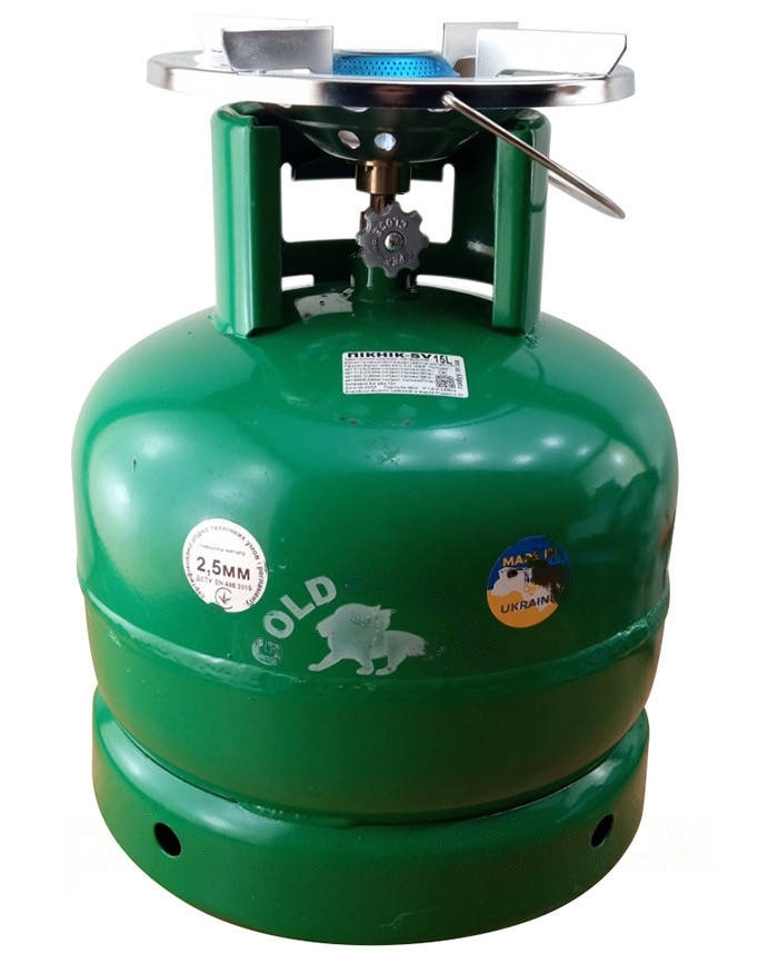 Комплект газовий Golden Lion Rudyy Пікнік 15л VR 2.5kWt
