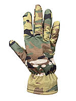 Тактические зимние перчатки на флисовой подкладке (рипстоп)