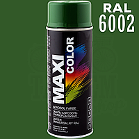 Краска (эмаль) универсальная Maxi Color, 400 мл Аэрозоль Лиственно-зеленый (RAL 6002)
