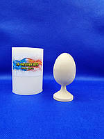 Силиконовая форма 10 см Пасхальное Яйцо на ножке для заливки свечей, мыла, воска, гипса