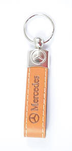 Брелок на ключ MERCEDES (ремінь) бежевий (мерседес)