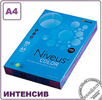 Бумага цветная Niveus Color интенсив, т.-синяя, DB49, А4/80, 500 л.