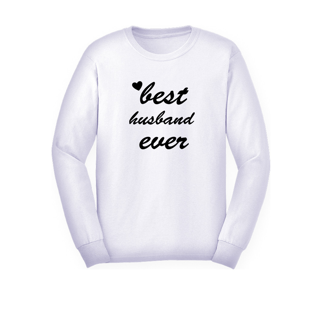 Світшот з принтом ''Best husband ever'', ПРЕМІУМ