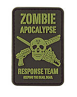 Шеврон/патч для военнослужащих KOMBAT UK Zombie Apocalypse Patch 50x73мм KU_22