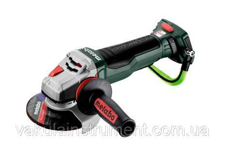 Акумуляторна кутова шліфувальна машина Metabo WPBA 18 LTX BL 15-125 QUICK DS (601734840)