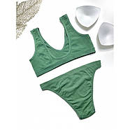 Комплект нижньої білизни (топ + трусики сліп) Beisdanna Коричневий, фото 5