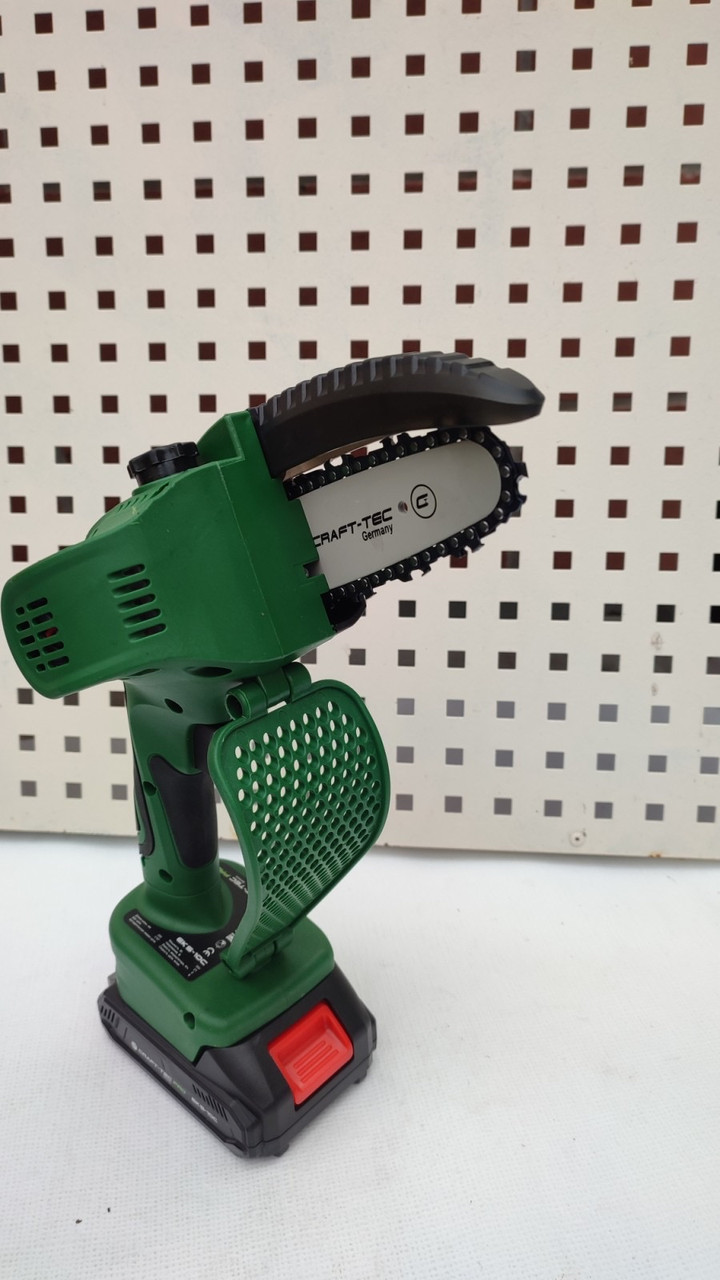 Акумуляторна ланцюгова мініпила Craft-tec PRO EKS-10C (21V; 2 батареї; у кейсі)