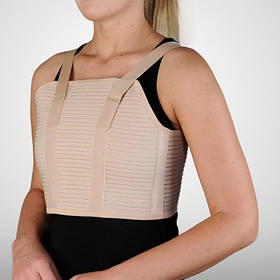 Корсет для фіксації грудної клітки та ребер Orthopoint SL-241, бандаж для грудної клітки бежевий, Розмір M