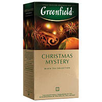 Чай черный с пряностями и ароматом цитрусовых Greenfield «Christmas Mystery» (25 пакетиков х 1.5г) 37.5г