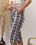 Піжама жіноча зі штанами та сорочкою XL, фото 3