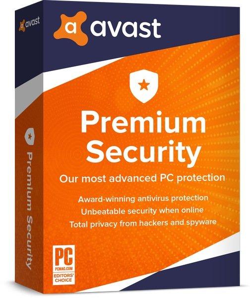 Avast! Premium Security 1 год 10 ПК код активации