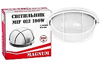 Світильник MAGNUM MIF 012 100W E27 білий (коло з решіткою)