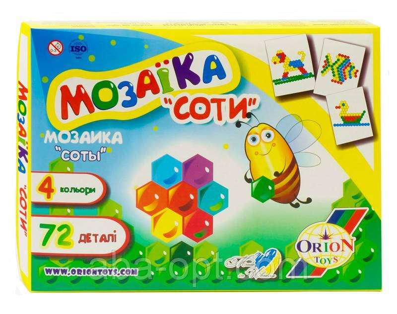 Гр Мозаїка пазл 72 шт. 461 "Соти" (17) "ORION", 72 деталі, ігрове поле, в коробці