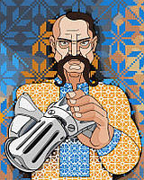 Картина за номерами Ідейка Український кіборг ©mosyakart (KHO2594) 40 х 50 см