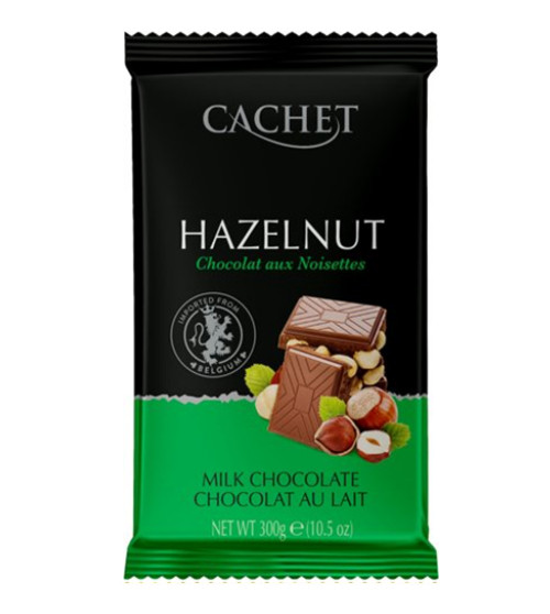 Шоколад молочний CACHET Hazelnut Milk, 300г