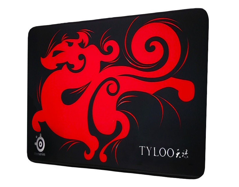 Игровая поверхность (коврик для мыши) SteelSeries QcK + Tyloo (350*300 мм) (1027) - фото 1 - id-p1752165777