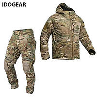 Тактический костюм IDOGEAR L куртка и штаны мультикам для военнослужащих