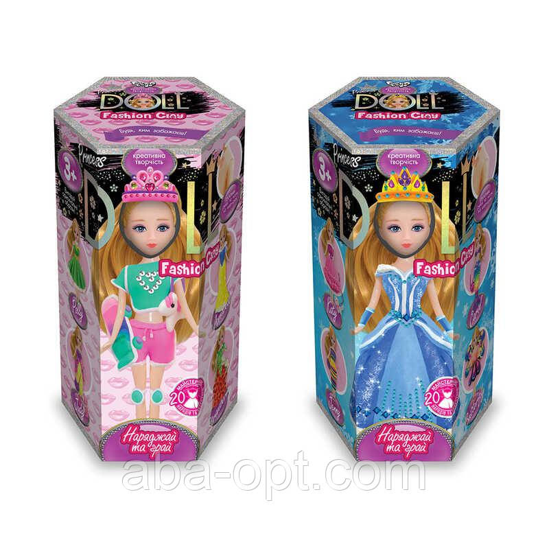 Гр Набір креативної творчості "PRINCESS DOLL" малий CLPD-02-01U,CLPD-02-02U кр.4 види (8) "Danko Toys"