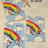 Парні кулони ДЕЛЬФІНЧИКИ Кулони дружби для двох дельфін  емаль Кулони дружби Best-Friend (KU 20-68), фото 3