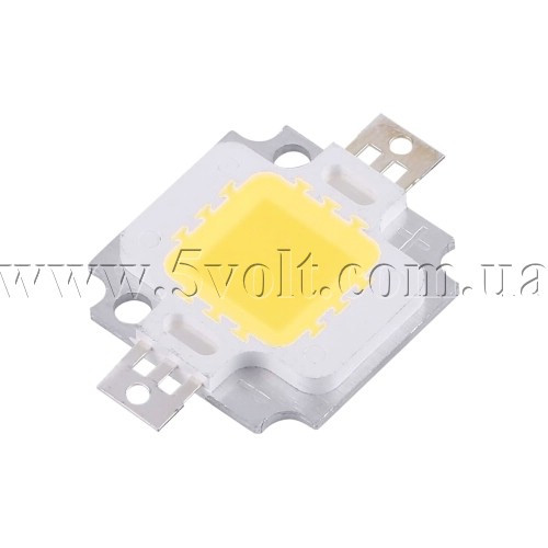 Світлодіод 10Вт 9-12В 900мА холодний білий, фото 1