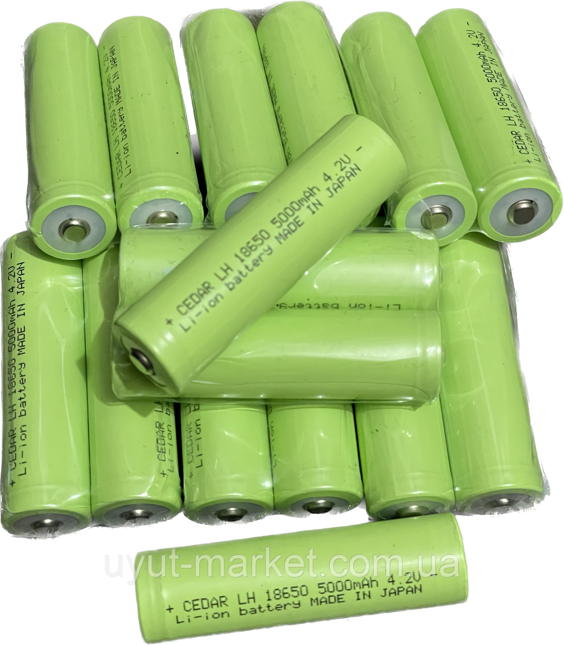 Акумуляторна перезарядна батарея Li-ion 18650 5000mAh, Cedar 4.2 V Японія для ліхтарів, павербанків