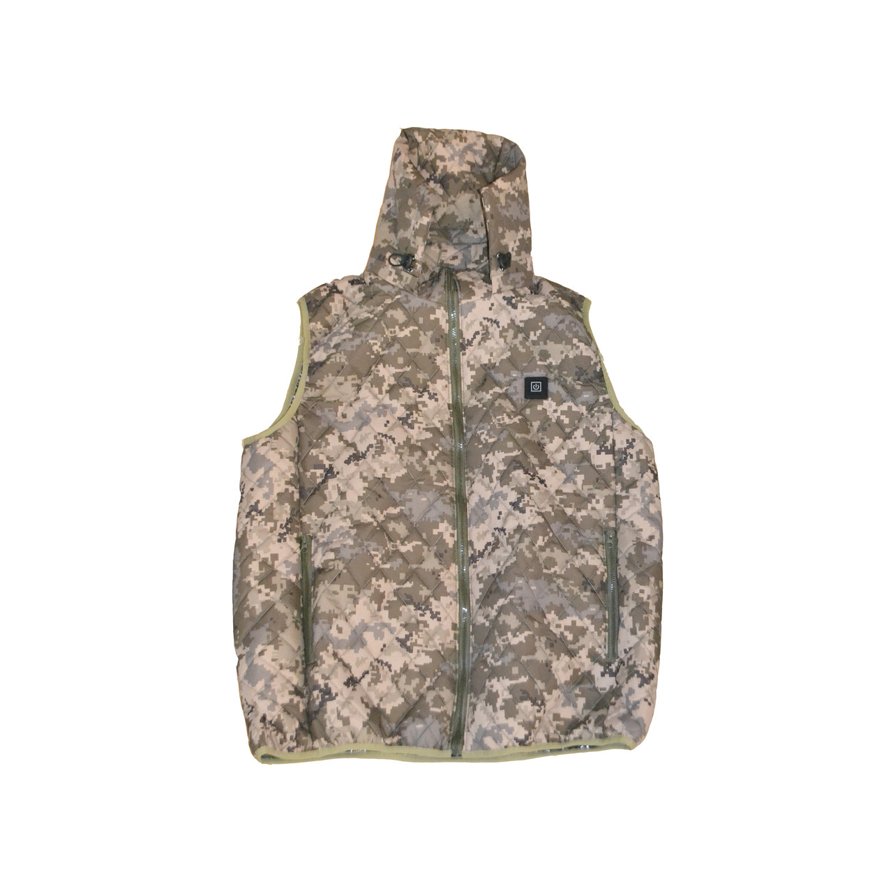 Теплий жилет із підігрівом від Powerbank Shine L Camouflage S