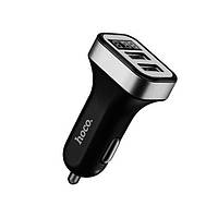Автомобільна зарядка для телефону від прикурювача Hoco Z3 Fast 2USB black S