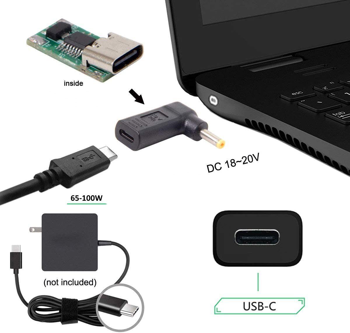 Переходник USB Type-C на DC 4.0x1.7mm + PD Triger 19V, цена 279 грн ...