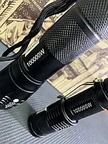 Ліхтарик + ліхтар тактичний військовий 2X CREE XM-L T6 + Q5 ZOOM, фото 3