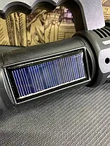 Ліхтарик ручний акумуляторний на сонячній батареї USB Soler Hand lamp 828 OSL+COB, фото 4
