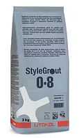 Цементна фуга LITOKOL StyleGrout 0-8 White 1 біла 3кг